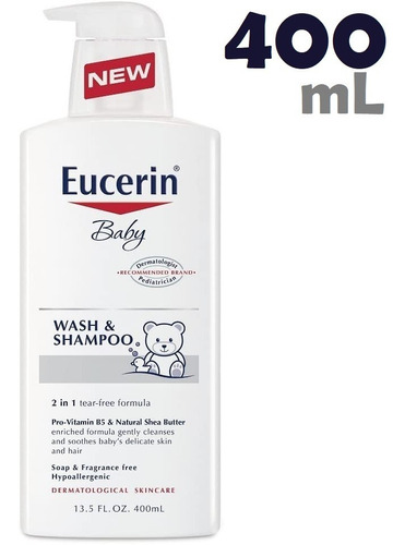 Eucerin Baby Shampoo Para Bebé - mL a $160
