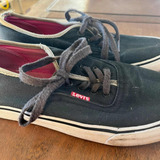 Zapatillas De Mujer Levis Talle 7.5 Importada De Usa. Negras