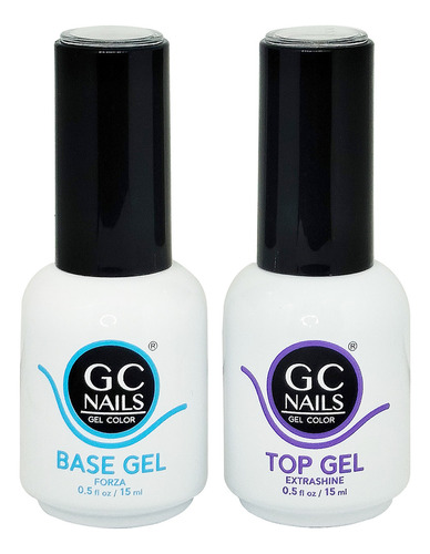Base + Top Gel 3 Pasos , Uñas, Gel ,  Gc Nails