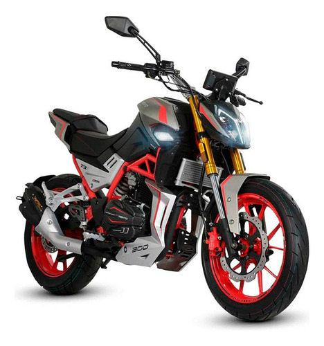 Motocicleta Vento Nitrox 300 T3 Rojo 2024