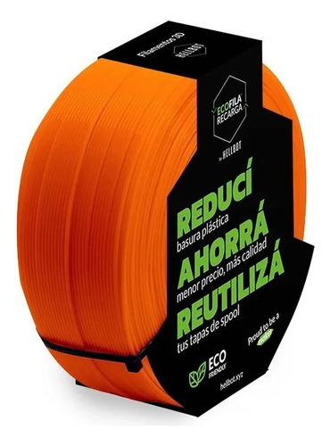 Filamento 3d Pla Hellbot Ecofila Recarga 1kg 1.75