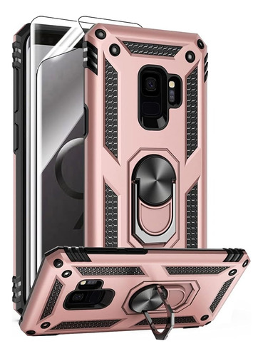 Funda Case Protectora Para Samsung S9 Plus + Cristal 21d