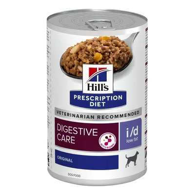 12 Latas Alimento Hill's I\u002Fd Low Fat Para Perro 370g | Envío gratis