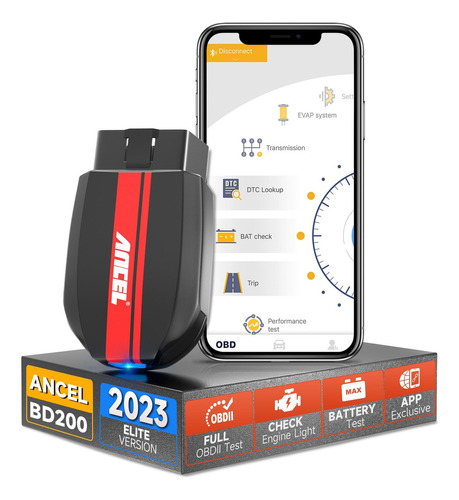 Escáner Automotriz Ancel Bd200 Obd2 Bluetooth Android I 2024