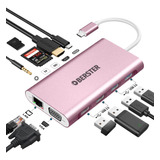 Oberster Usb C Docking Station, Concentrador Usb C 11 En 1 C