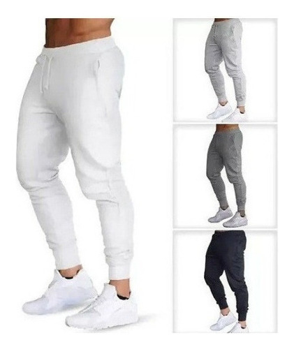 Pantalones Para Correr, Hombre, Gimnasio, Delgados, Intubado