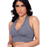 Top Nadador Cropped Feminino Dia A Dia Academia Treino 