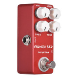 Effect Pedal Crunch Full Moskyaudio Guitarra Distortion Red