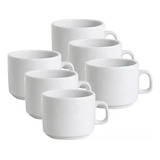 Tazas Desayuno C/p X 12 Verbano Linea Recta  J J Maito