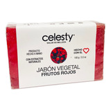 Kit 35 Pzs Jabón Vegetal Frutos Rojos 100g Glicerina