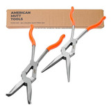 American Mutt Tools Juego De Alicates De Punta Fina De Doble