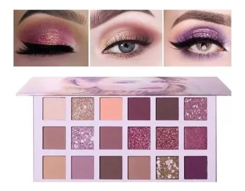 Paleta De Sombras Con 18 Tonos Nude 