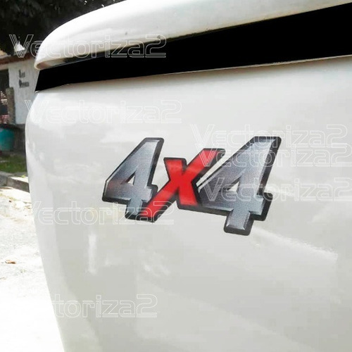 Kit Calcomanias + Emblemas Luv Dmax + Obsequio 4wd Foto 5