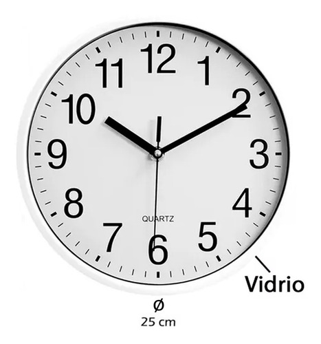 Reloj De Pared Moderno Minimalista Grande Clásico Quartz