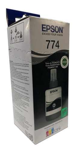 Botella Tinta Epson T774 Negro T774120 C13t77412a Original