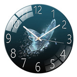 Juego De Reloj Vintage Universo Retro Pared Sunset Mariposa