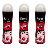 Lubricante Intimo Sico Play Cereza 50ml Pack 3pz