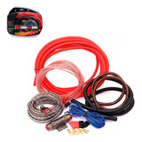 Kit Amplificador Instalacion Cable Rca  Audio Auto 4ga