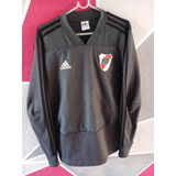 Buzo River Plate Gris 2018 - Talle M - Impecable 