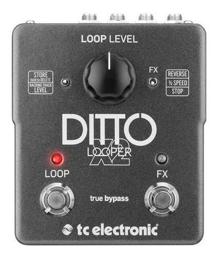 Pedal Tc Electronic Ditto X2 Looper 