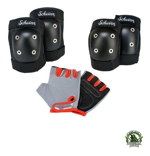 Kit De Rodilleras,coderas Y Guantes Para Niño Marca Schwinn