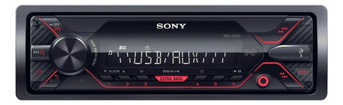 Stereo Auto Sony Usb Aux Dsx-a110 4x55w Color Negro Nuevo