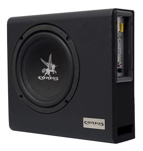 Caixa Slim Amplificada 200w Corzus  Mini Slim Sub Grave