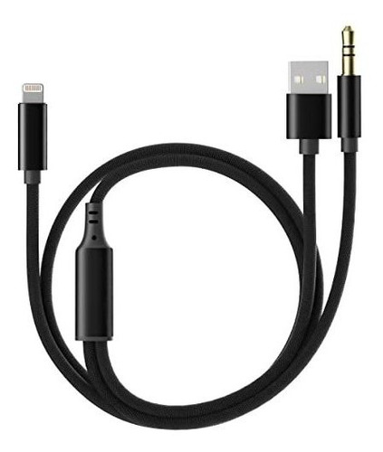 Cable De Audio De Carga Para iPhone Conector Auxiliar Para