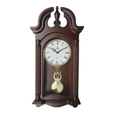 Verona Elegante Reloj De Pared Con Pendulo De Madera Con Fro