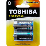1 Blister De Toshiba Tipo C C/2 Lr14 1.5v