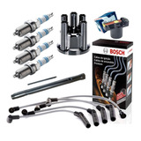 Kit Cabos Vela Tampa Rotor Chave Escort 1.6 Cht 83 A 89 Gaso