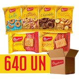 Bolacha Biscoito Em Sache Bauducco Todos Sabores 640 Sachês