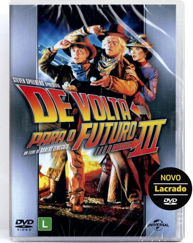 Dvd De Volta Para O Futuro 3 - Original Novo Lacrado