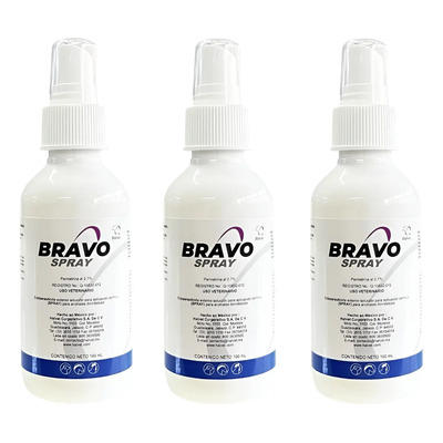 Bravo Spray 100 Ml Antipulgas *3 Piezas* | Envío gratis