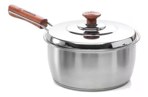 Cacerola 18 Cm. Gamuza Le Cheff Acero Inox Triple Fondo