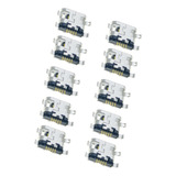 Kit 10 Conectores De Carga Compatível Tablet Dl Tx254 Tx 254