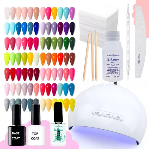 Kit Inicial X14u. Manicuria Esmalte Semi Cabina Led/ Uv