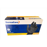 Guante Nitrilo Negro, No Esteril, Caja 100 Piezas, Dermacare Color Negro Talla G