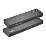 Óptima 3d 1080p 1x8 8 Puertos Hdmi V1.4 Splitter Alta Veloci