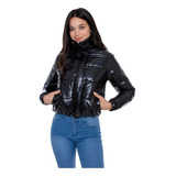 Campera Mujer Inflable Chaqueta Dama Metalizada Impermeable