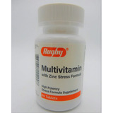 Rugby Multivitamina Con Zinc Stress Formula 60ct Paquete De 