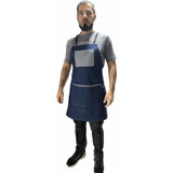 Delantal Denim Jean-barista Chef - Cocina - Varios Usos