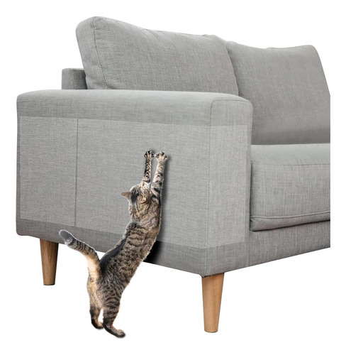 Protector Muebles 8cintas Antiarañazos Gatos Sofa Sillón