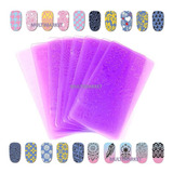 Kit 10 Placas Acrílicas Stamping Nail Art Uñas 