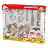 Jogo De Cozinha Inox Infantil 8903 -  Braskit