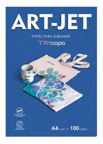 Papel Para Sublimar Específico A4 Art-jet® 100 Hojas Tricapa