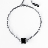 Pulseira Masculina De Pedra Preta Ônix