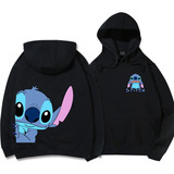 Blusa Moletom Canguru Casaco Lilo E Stitch Quentinho