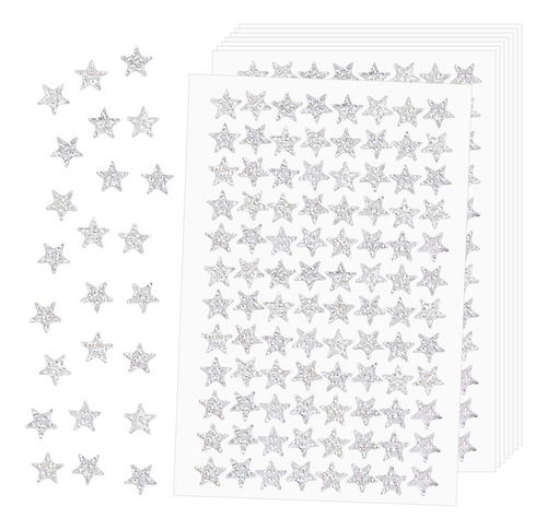 2880 Pegatinas Autoadhesivas Con Diseño De Estrellas, 1 Cm