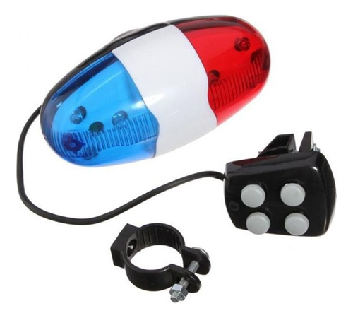 6 Led Luz Electronica Sirena Bicicleta Timbre +4 Sirena1